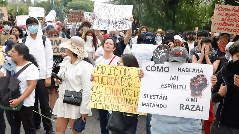 Manifestación CCH Sur de la UNAM